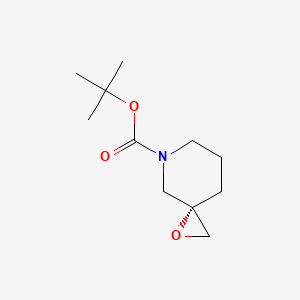 molecular formula C11H19NO3 B8215841 tert-butyl (3S)-1-oxa-7-azaspiro[2.5]octane-7-carboxylate 