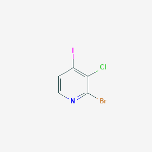 molecular formula C5H2BrClIN B8216066 2-Bromo-3-chloro-4-iodopyridine 