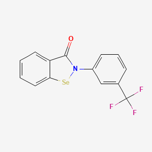 molecular formula C14H8F3NOSe B8216124 SARS-CoV-2-IN-7 