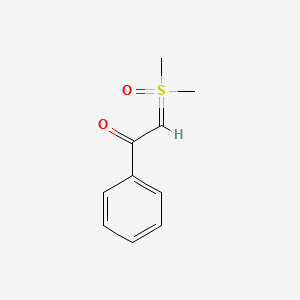 molecular formula C10H12O2S B8216139 Oxophenacylidenedimethylsulfur(VI) 