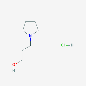 molecular formula C7H16ClNO B8216163 3-Pyrrolidin-1-ylpropan-1-ol;hydrochloride 