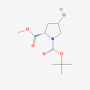 molecular formula C11H19NO5 B8216170 1-Tert-butyl 2-methyl (2S)-4-hydroxypyrrolidine-1,2-dicarboxylate 