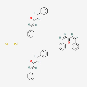 (1Z,4Z)-1,5-diphenylpenta-1,4-dien-3-one;(1E,4E)-1,5-diphenylpenta-1,4-dien-3-one;palladium