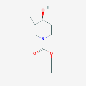(S)-tert-butyl 4-hydroxy-3,3-dimethylpiperidine-1-carboxylate