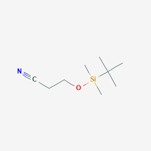 molecular formula C9H19NOSi B8216272 3-((tert-Butyldimethylsilyl)oxy)propanenitrile 