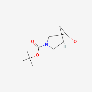 molecular formula C10H17NO3 B8216276 Tert-butyl 6-oxa-3-azabicyclo[3.1.1]heptane-3-carboxylate 