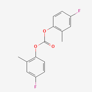 molecular formula C15H12F2O3 B8216284 Bis(4-fluoro-2-methylphenyl) carbonate 