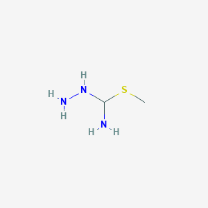Hydrazinyl(methylsulfanyl)methanamine