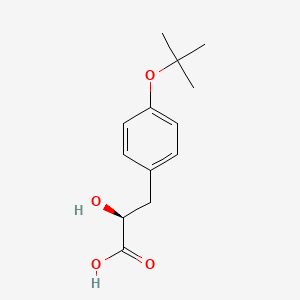 molecular formula C13H18O4 B8216309 (S)-2-hydroxy-3-(4-tert-butoxyphenyl)propionic acid 