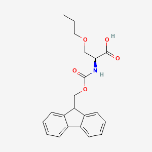 (S)-2-((((9H-Fluoren-9-yl)methoxy)carbonyl)amino)-3-propoxypropanoic acid