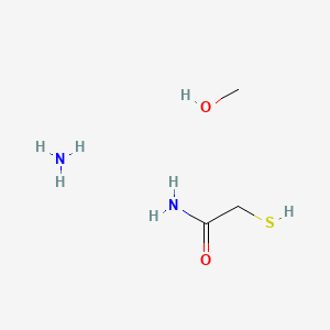 Azane;methanol;2-sulfanylacetamide