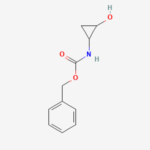 molecular formula C11H13NO3 B8216408 Benzyl (2-hydroxycyclopropyl)carbamate 