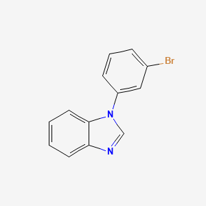 molecular formula C13H9BrN2 B8216525 1-(3-溴苯基)-1H-苯并[d]咪唑 