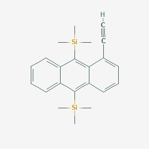 (1-Ethynylanthracene-9,10-diyl)bis(trimethylsilane)