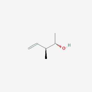 molecular formula C6H12O B8216613 4-Penten-2-ol, 3-methyl-, (2S,3S)- 