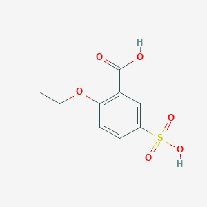 molecular formula C9H10O6S B8216623 2-Ethoxy-5-sulfobenzoic acid 