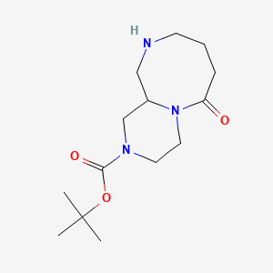 tert-butyl 6-oxo-decahydro-1H-pyrazino[1,2-a][1,4]diazocine-2-carboxylate