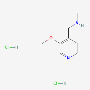 molecular formula C8H14Cl2N2O B8216764 [(3-Methoxypyridin-4-yl)methyl](methyl)amine dihydrochloride 