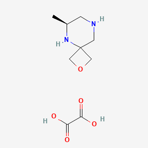 molecular formula C9H16N2O5 B8216950 (S)-6-Methyl-2-oxa-5,8-diazaspiro[3.5]nonane oxalate 
