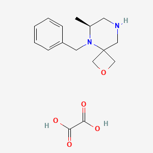 molecular formula C16H22N2O5 B8216952 (6S)-5-benzyl-6-methyl-2-oxa-5,8-diazaspiro[3.5]nonane;oxalic acid 