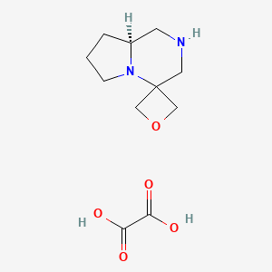 (8aS)-spiro[2,3,6,7,8,8a-hexahydro-1H-pyrrolo[1,2-a]pyrazine-4,3'-oxetane];oxalic acid