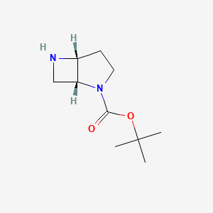 molecular formula C10H18N2O2 B8217094 tert-butyl (1R,5R)-2,6-diazabicyclo[3.2.0]heptane-2-carboxylate 