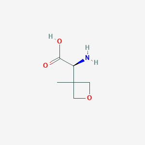 molecular formula C6H11NO3 B8217101 (S)-2-Amino-2-(3-methyloxetan-3-yl)acetic acid 
