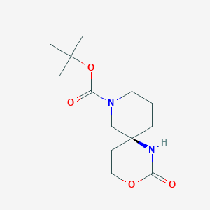 tert-butyl (6S)-2-oxo-3-oxa-1,8-diazaspiro[5.5]undecane-8-carboxylate