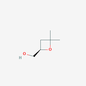 molecular formula C6H12O2 B8217188 (R)-(4,4-Dimethyloxetan-2-yl)methanol 