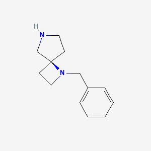 molecular formula C13H18N2 B8217196 (4S)-1-benzyl-1,7-diazaspiro[3.4]octane 