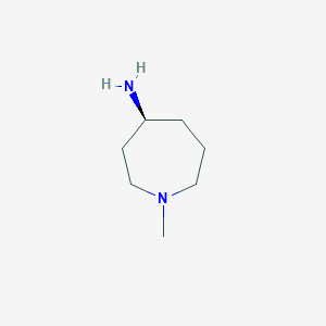 molecular formula C7H16N2 B8217223 (4S)-1-methylazepan-4-amine 