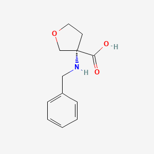 (3S)-3-(benzylamino)oxolane-3-carboxylic acid