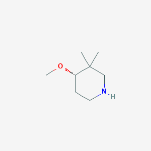 (4S)-4-Methoxy-3,3-dimethylpiperidine