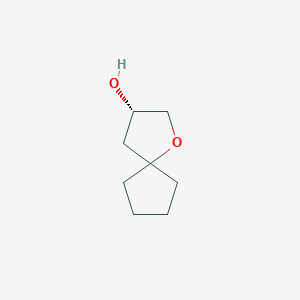 molecular formula C8H14O2 B8217363 (3S)-1-oxaspiro[4.4]nonan-3-ol 
