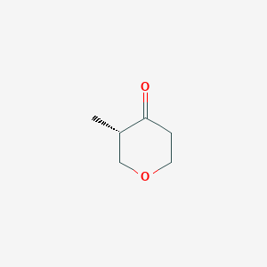molecular formula C6H10O2 B8217438 (3S)-3-methyloxan-4-one 