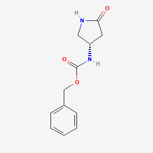 molecular formula C12H14N2O3 B8217497 Benzyl N-[(3S)-5-oxopyrrolidin-3-yl]carbamate 