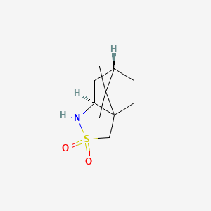 molecular formula C10H17NO2S B8217644 (6S,7aS)-8,8-dimethylhexahydro-3H-3a,6-methanobenzo[c]isothiazole 2,2-dioxide 