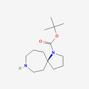 tert-butyl (5S)-1,9-diazaspiro[4.6]undecane-1-carboxylate