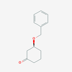 molecular formula C13H16O2 B8217839 (3S)-3-phenylmethoxycyclohexan-1-one 