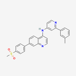 molecular formula C28H23N3O2S B8217941 TGFbetaRI-IN-3 