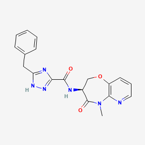 molecular formula C19H18N6O3 B8217943 Eclitasertib CAS No. 2125450-76-0