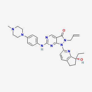 molecular formula C29H34N8O2 B8217948 Azenosertib CAS No. 2376146-48-2
