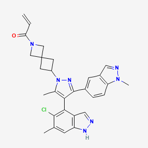 molecular formula C29H28ClN7O B8217952 Opnurasib CAS No. 2653994-08-0