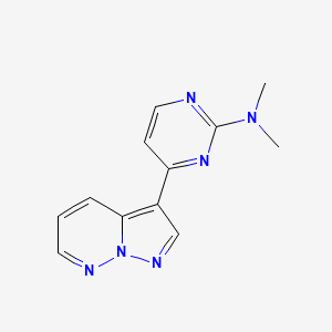 molecular formula C12H12N6 B8217962 Dyrk1-IN-1 