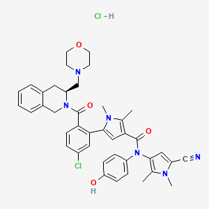 molecular formula C41H42Cl2N6O4 B8218010 S65487 (hydrochloride) 
