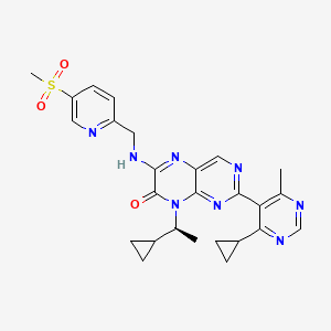molecular formula C26H28N8O3S B8218018 贝维罗冈特 CAS No. 1817773-66-2