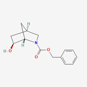 molecular formula C14H17NO3 B8218063 benzyl (1S,4R,6S)-6-hydroxy-2-azabicyclo[2.2.1]heptane-2-carboxylate 