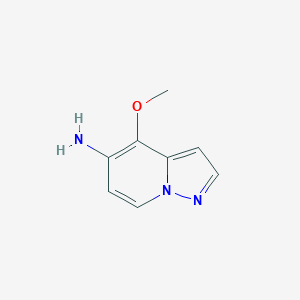 molecular formula C8H9N3O B8218100 4-Methoxypyrazolo[1,5-a]pyridin-5-amine 