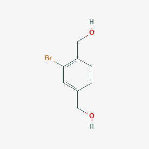 molecular formula C8H9BrO2 B8218206 (2-Bromo-4-hydroxymethylphenyl)methanol 