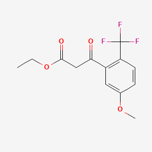 Ethyl 3-(5-methoxy-2-(trifluoromethyl)phenyl)-3-oxopropanoate
